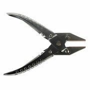 Parallel action plier with brass jaws, flat