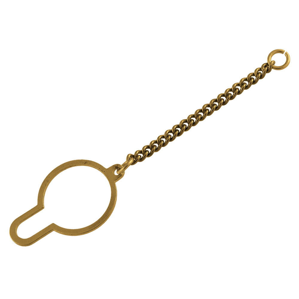 Safety tie chain 585/- yellow gold 