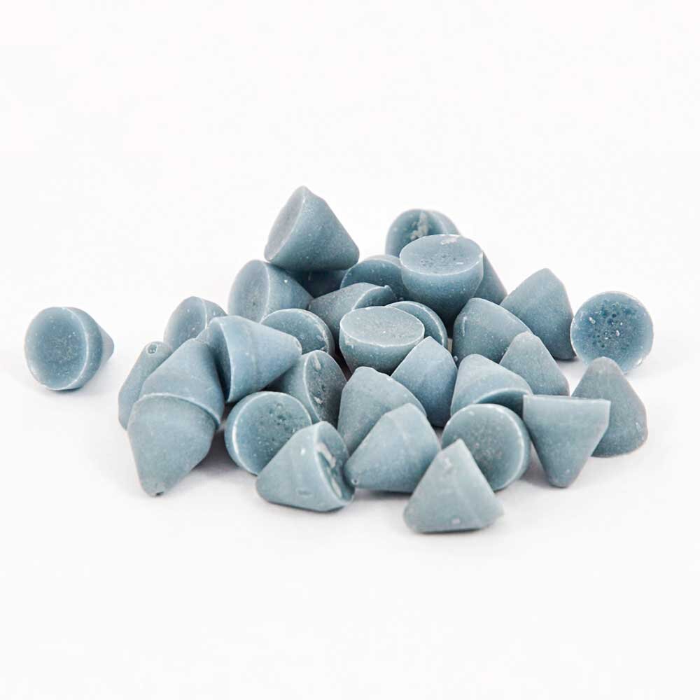 OTEC KO10 blue/coars plastic grinding chips, cone, 10 mm  