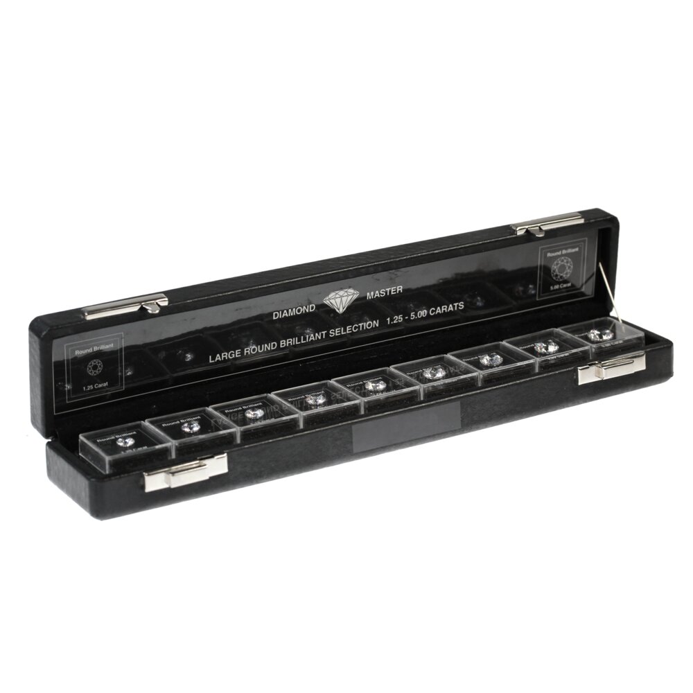 Master set: brilliant 1.25-5.00 carats 