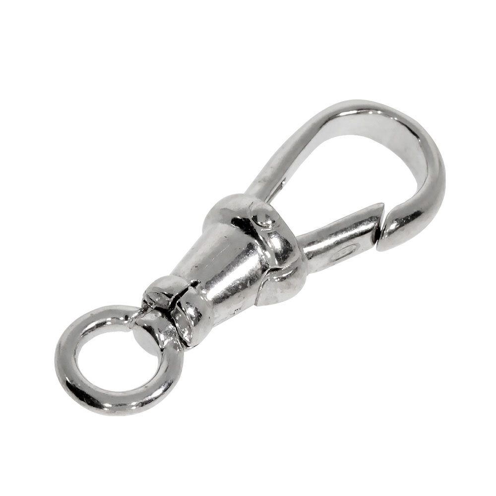 Carabine lobster clasp for pocket watch 925/-, 23 mm 