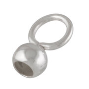 Capsule with a large closed jump ring 925/-