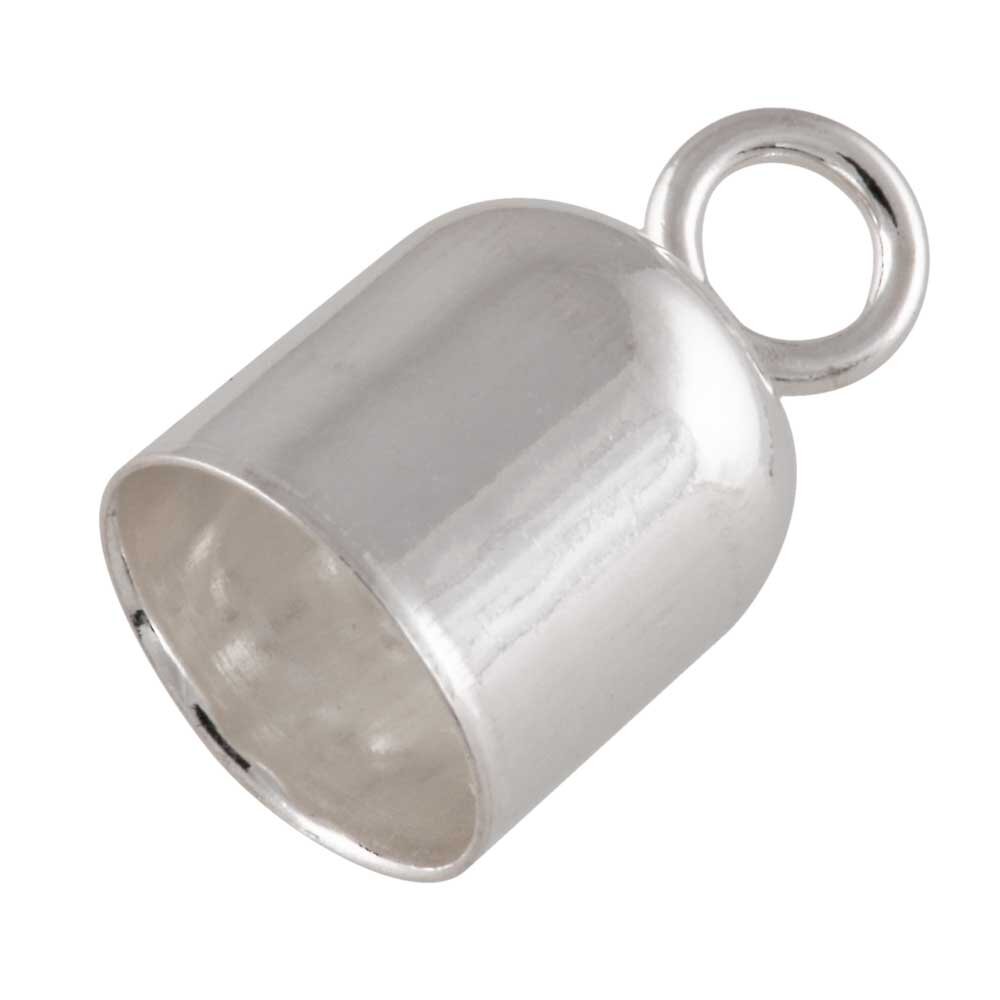 End cap with jump ring 925/- 