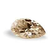 Pear-shaped Natural Brown 1.00 ct