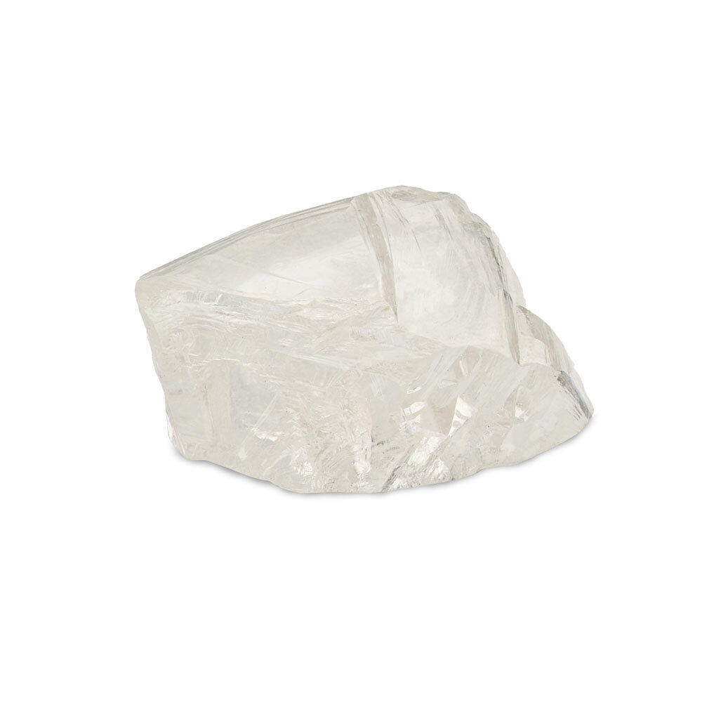 Rough diamond, white triangle 0.98 ct 