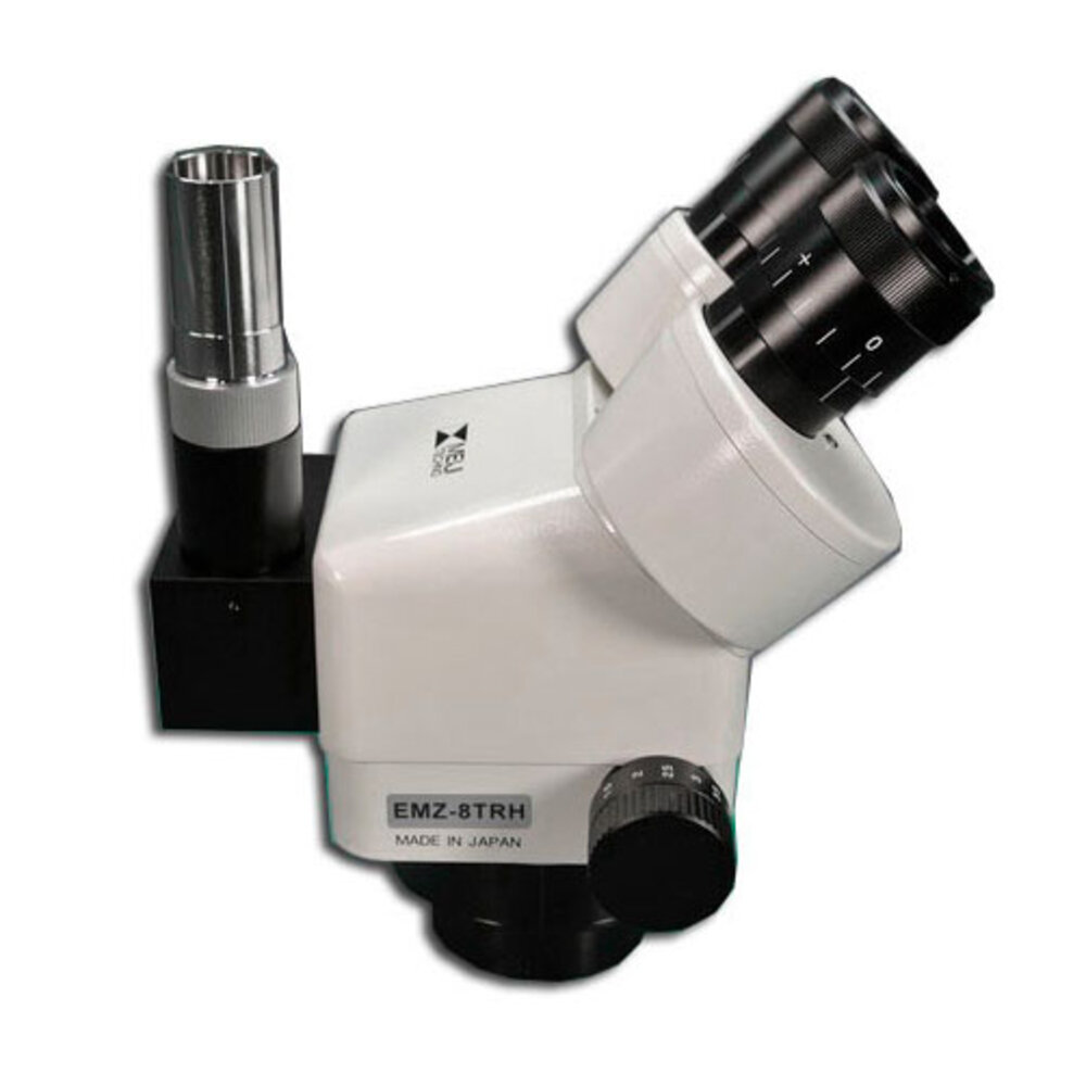 Microscope, Meiji EMZ-8TRH trinocular eyepiece incl. WiFi camera and 0.50x lens 