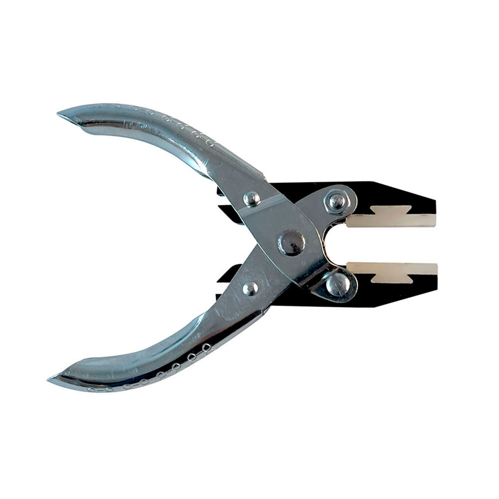 Parallel action plier with soft plastic jaws, flat Maun, 125 mm 