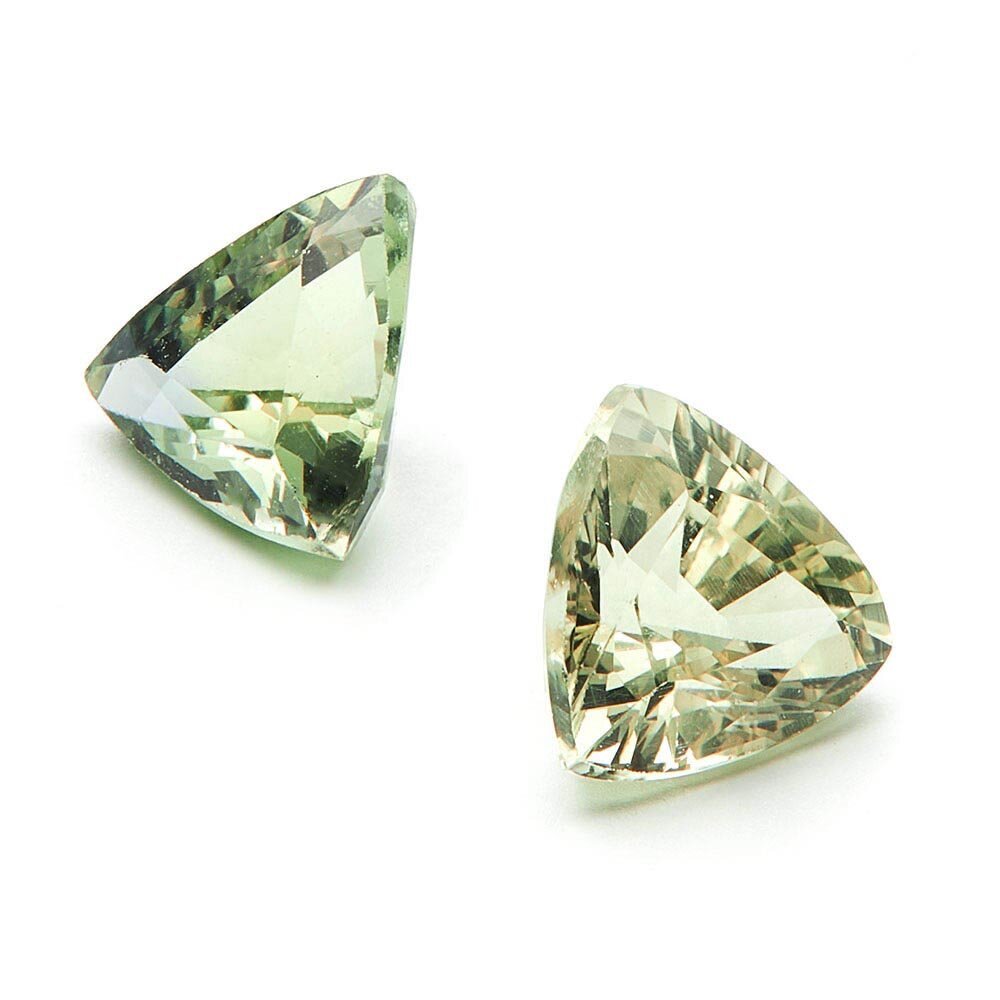 Grøn safir, trillant slib