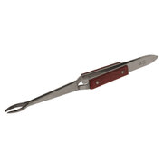 Soldering tweezer, narrow oval jaws