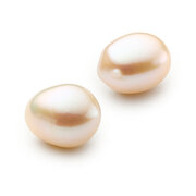 Drop-shaped freshwater pearls, cultured, 14.80 x 11.50 mm