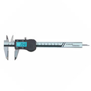 Digital caliper with hard metal measure faces, 150 mm