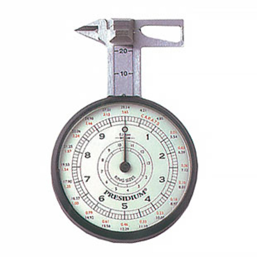 Stone gauge from Presidium – Carat calculation for round stones 