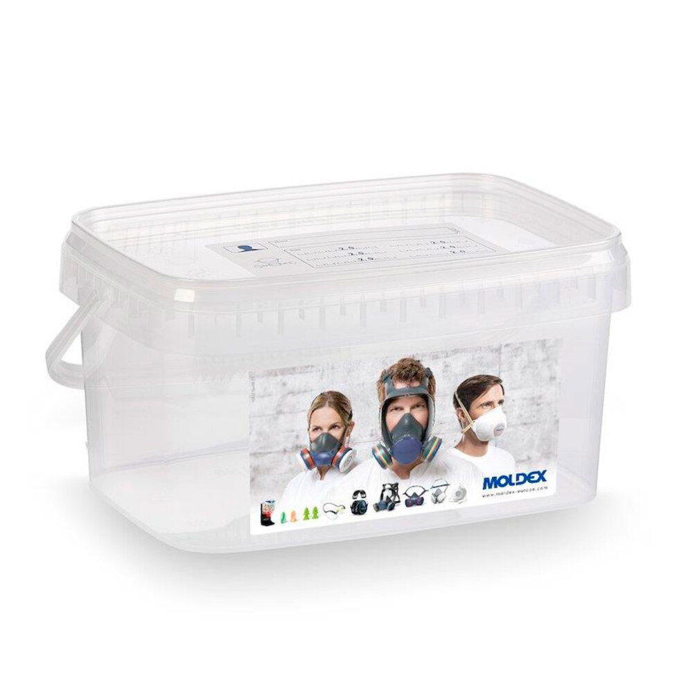 Storage box for EasyLock respiratory mask, Moldex 