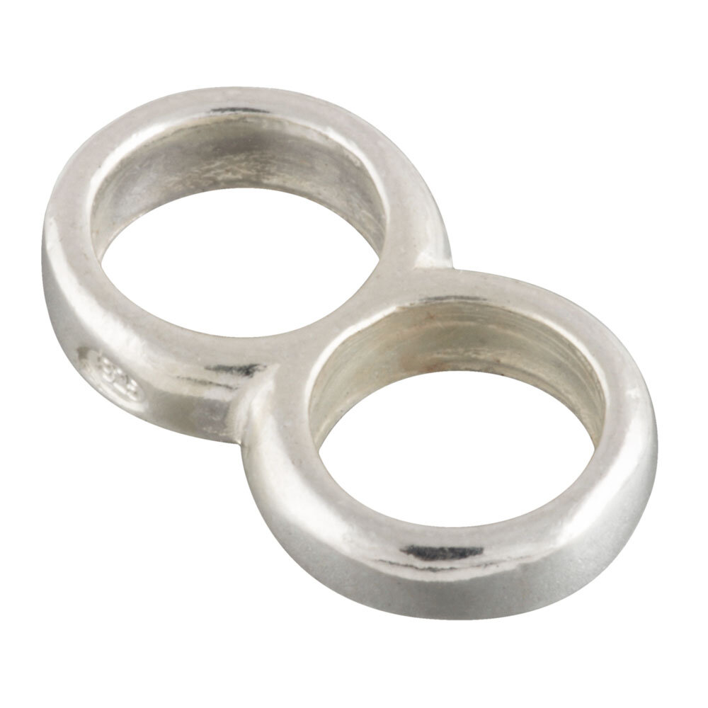 Double jump ring 925/- 