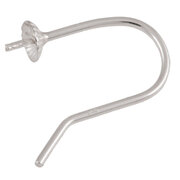 Ear hook with cup 925/- 