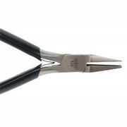Bending plier with spring, flat/halfround
