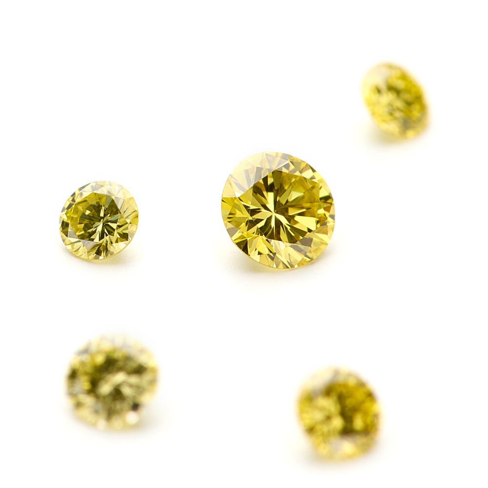 Yellow treated brilliant 