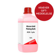 Gold plating bath JE250 (Micron), Jentner