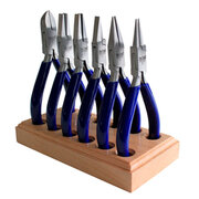 Plier set with stand, 6 pcs