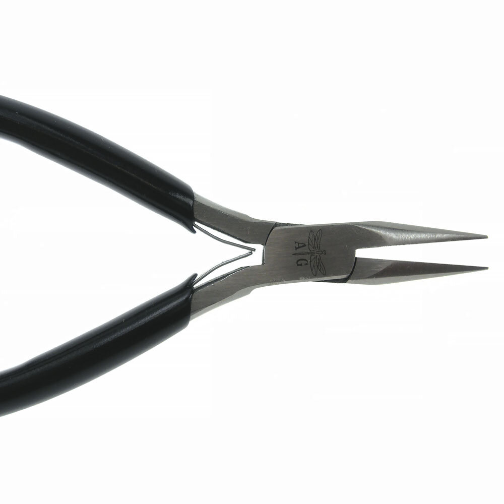 Chain nose plier with spring 