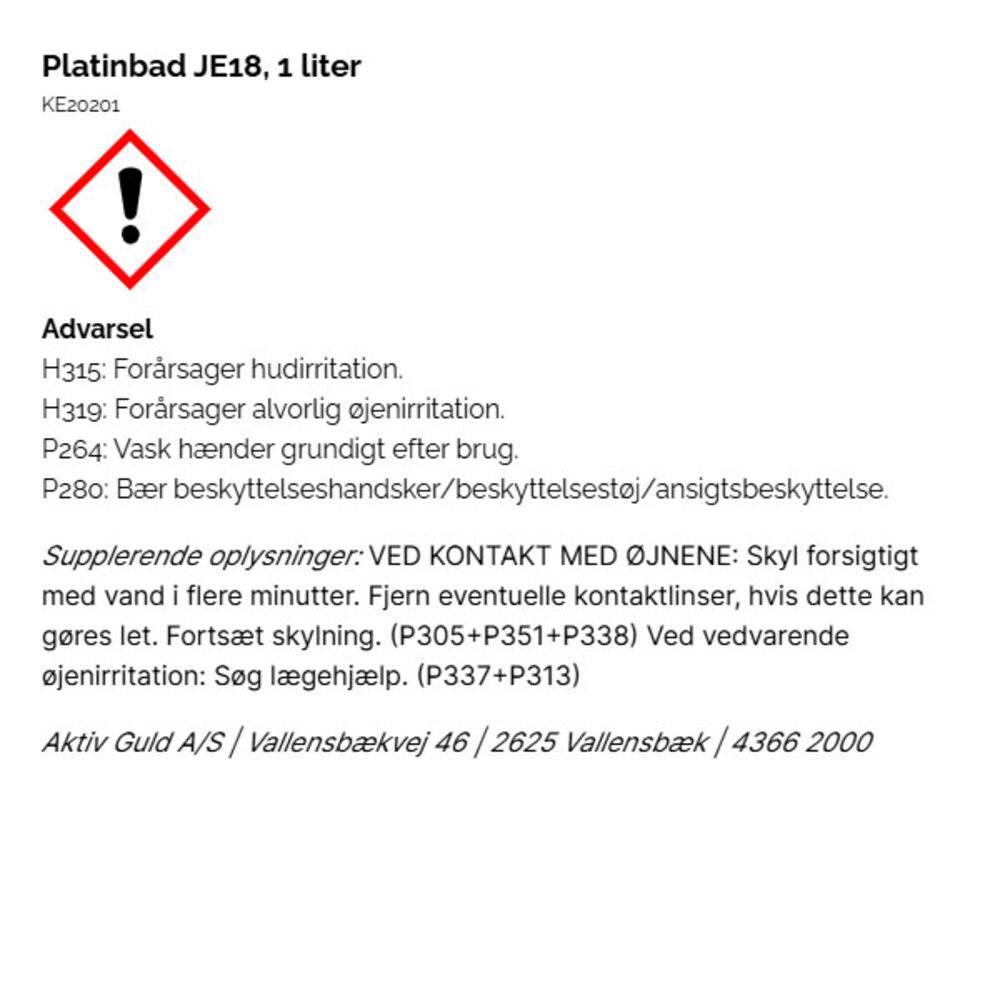 Platinbad JE18, Jentner 