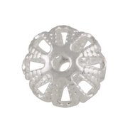 Rondelle-shaped bead with lace pattern 925/-