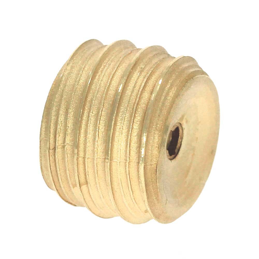 Matt system clasp with stripes 925/- gold-plated 