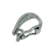 Collierclips med invändig ögla 585/- vitguld