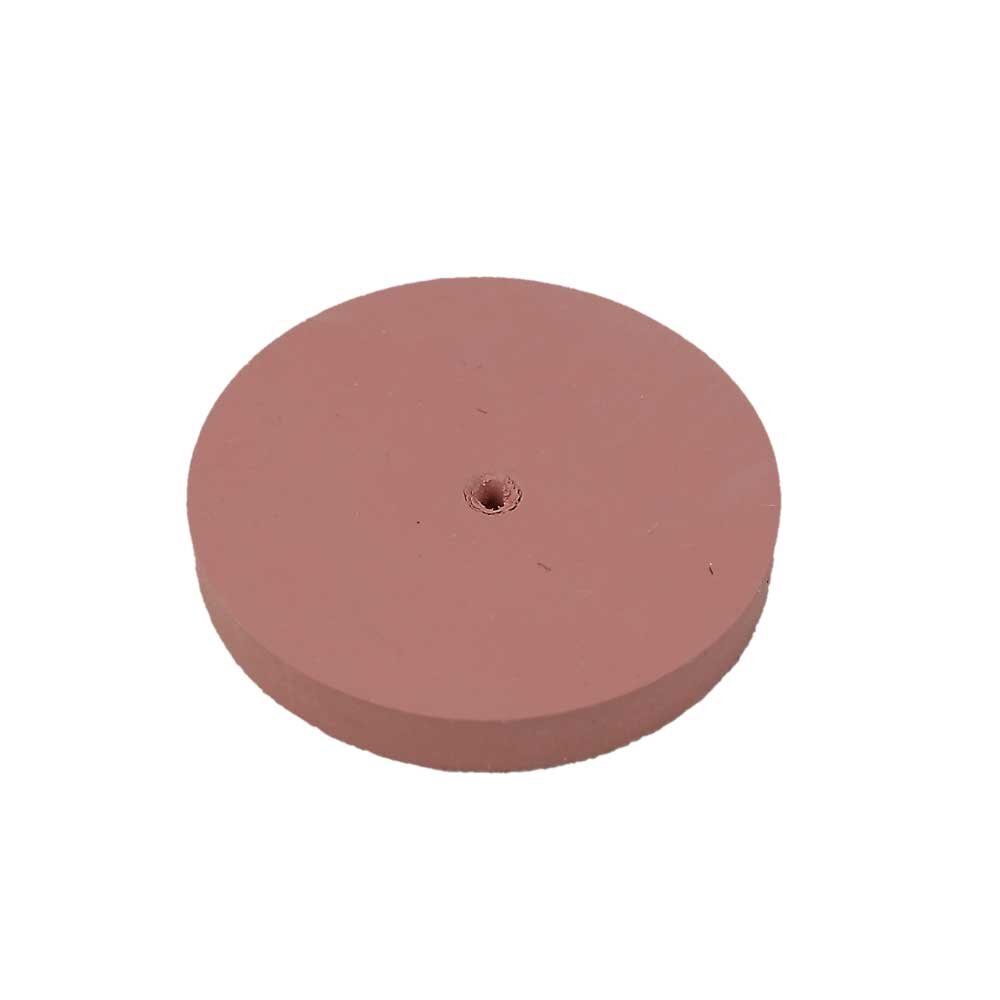 Pink rubber wheel (fine) – Perfect high-gloss polishing of precious metals 