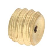 Matt system clasp with stripes 925/- gold-plated