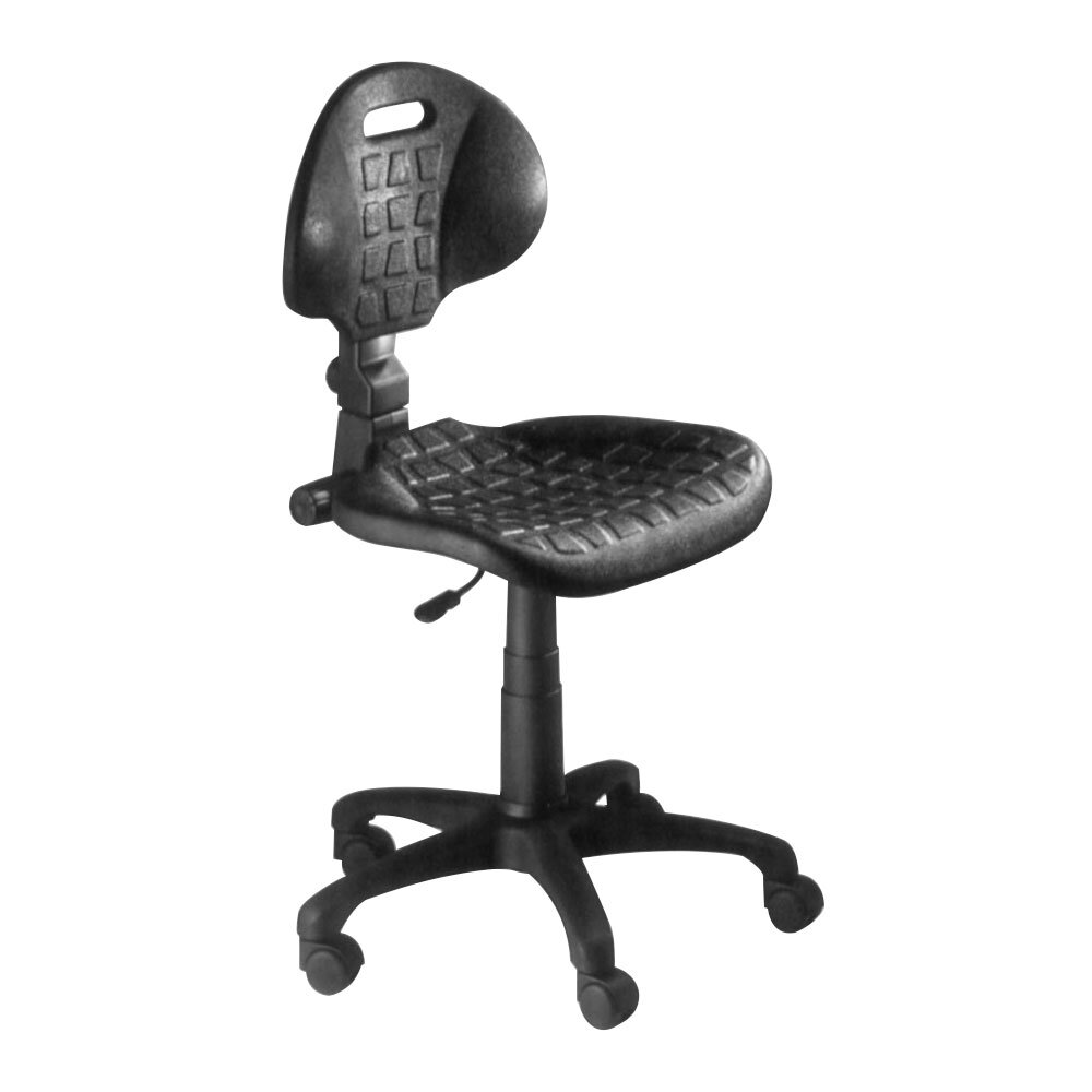 Work chair with backrest, polyurethane (H 50-70 cm) 