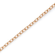 Trace round open 750/- rose gold