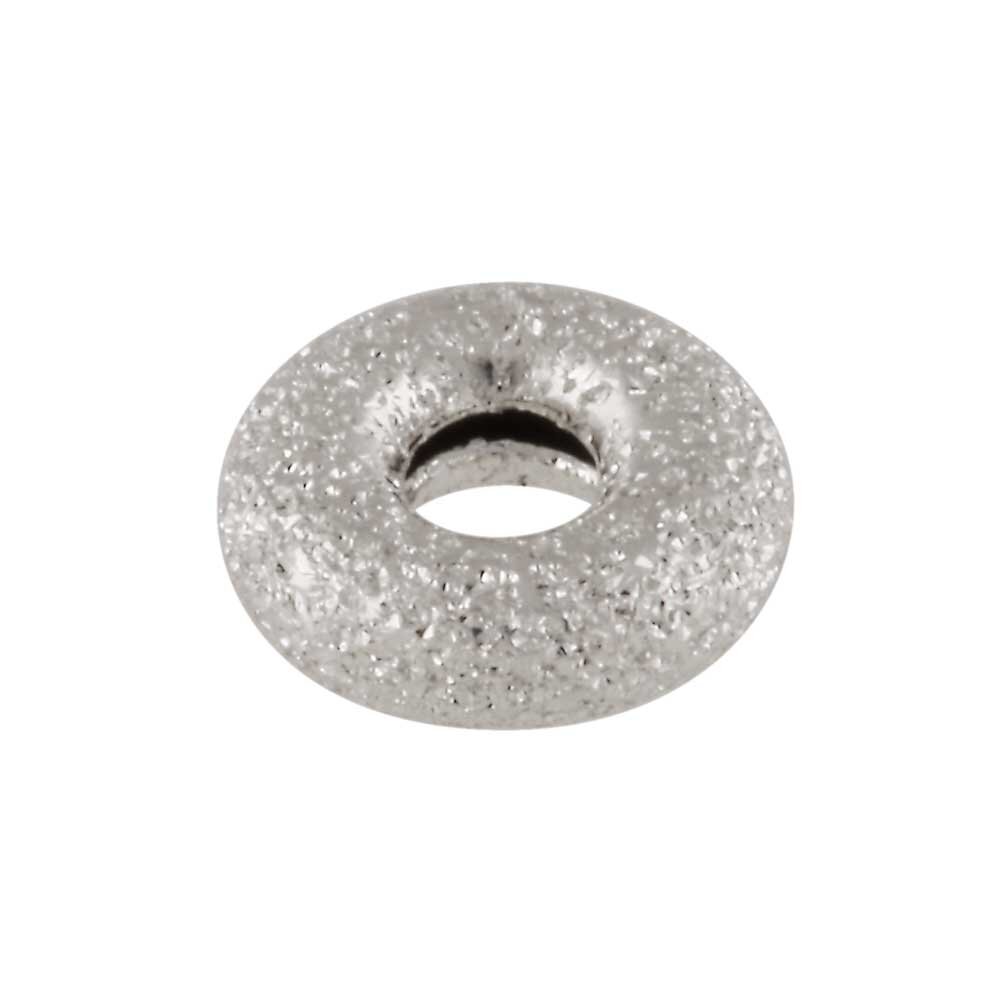 Rondelle-shaped sparkling bead 925/- 