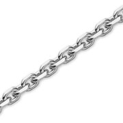 Anker skrå facet 750/- hvidguld