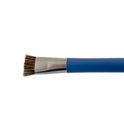 File cleaning brush, stainless steel/pig bristles 