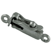 Instickslås 750/- vitguld