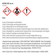 Rustfrit stål Mediasæt EF 11-0, OTEC