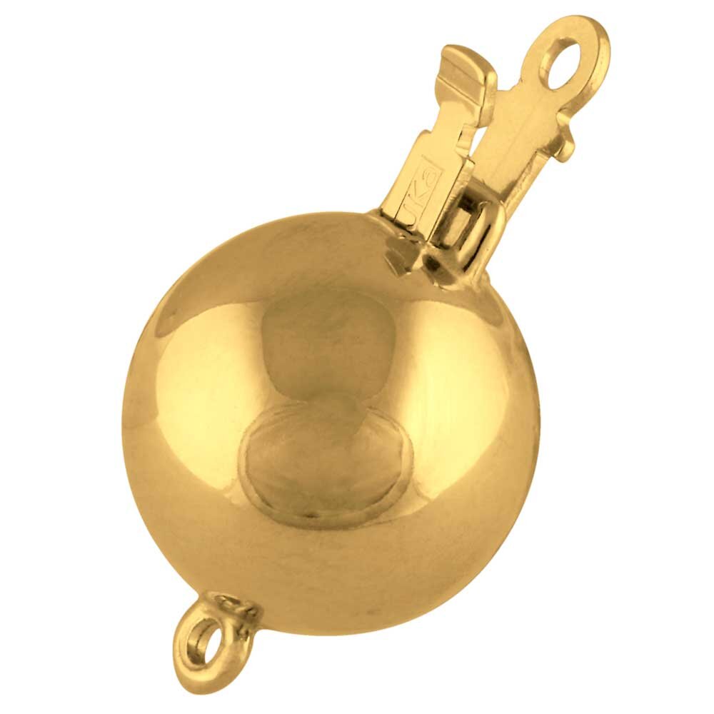 Blank kuglelås 585/-, 6 mm 