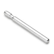 Ear pin with 1 notch, rounded end, 925/-