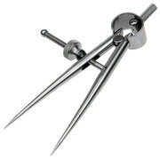 Bow compass and divider 3", GRS