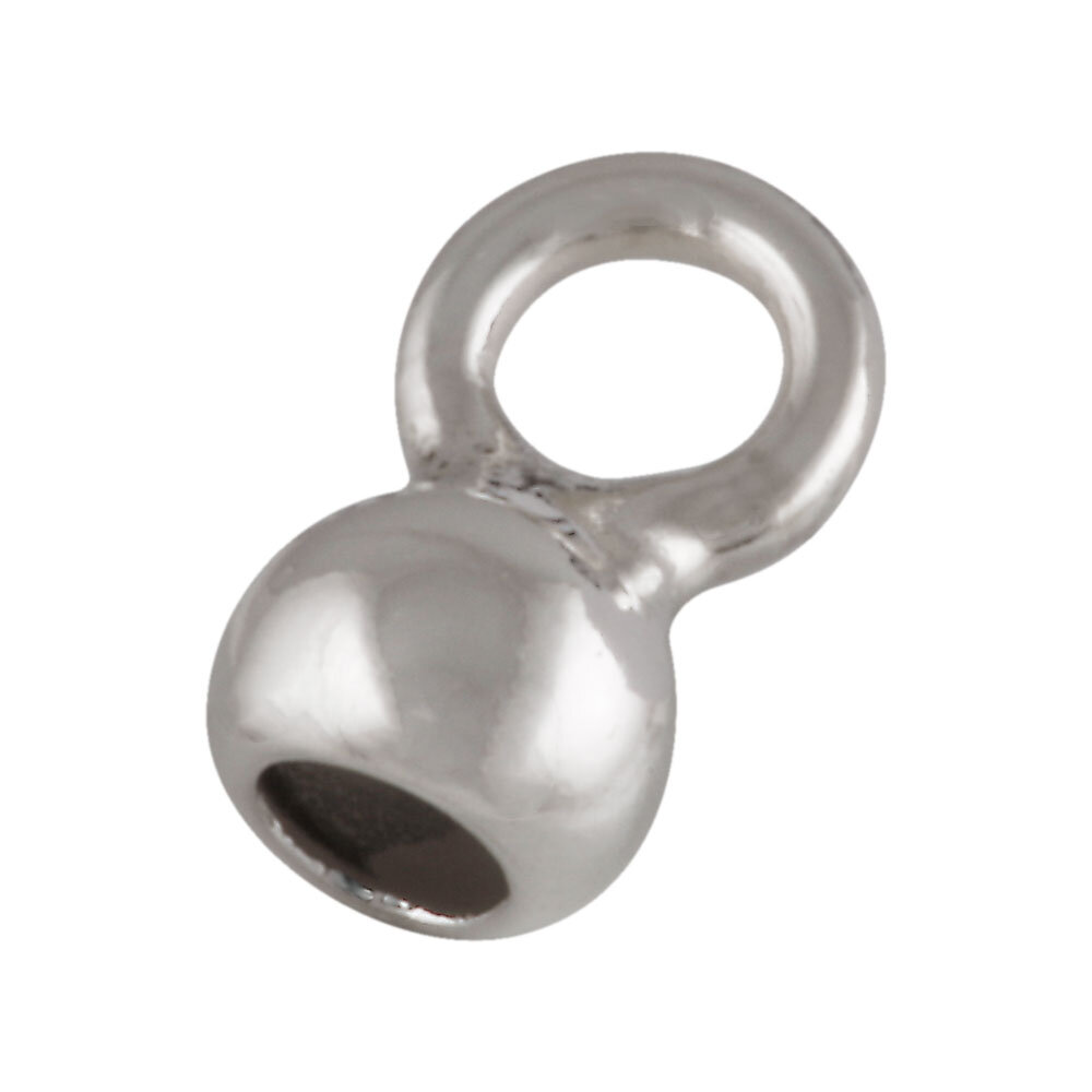 Capsule with a small closed jump ring 925/- 