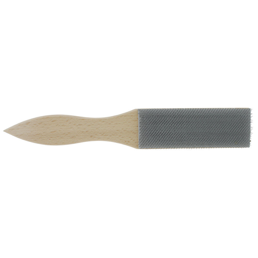 Steel brush for files, steel/wood 