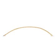 Tennis bracelet 750/- yellow gold