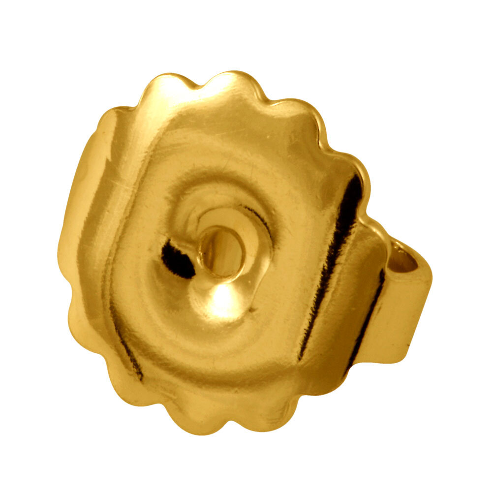 Jumbo ear nut 925/- gold-plated 