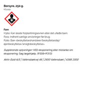 Ren borsyre, pulver, 250 g