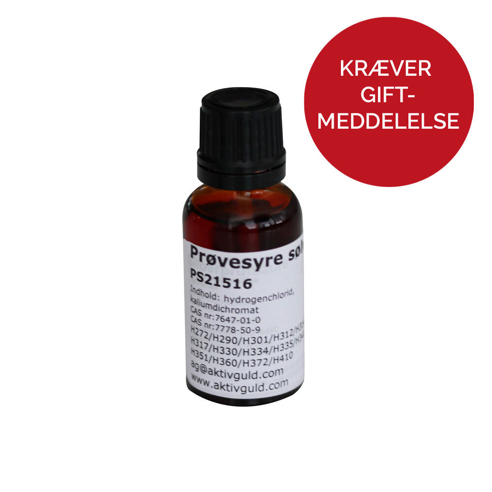 Test acid, silver 