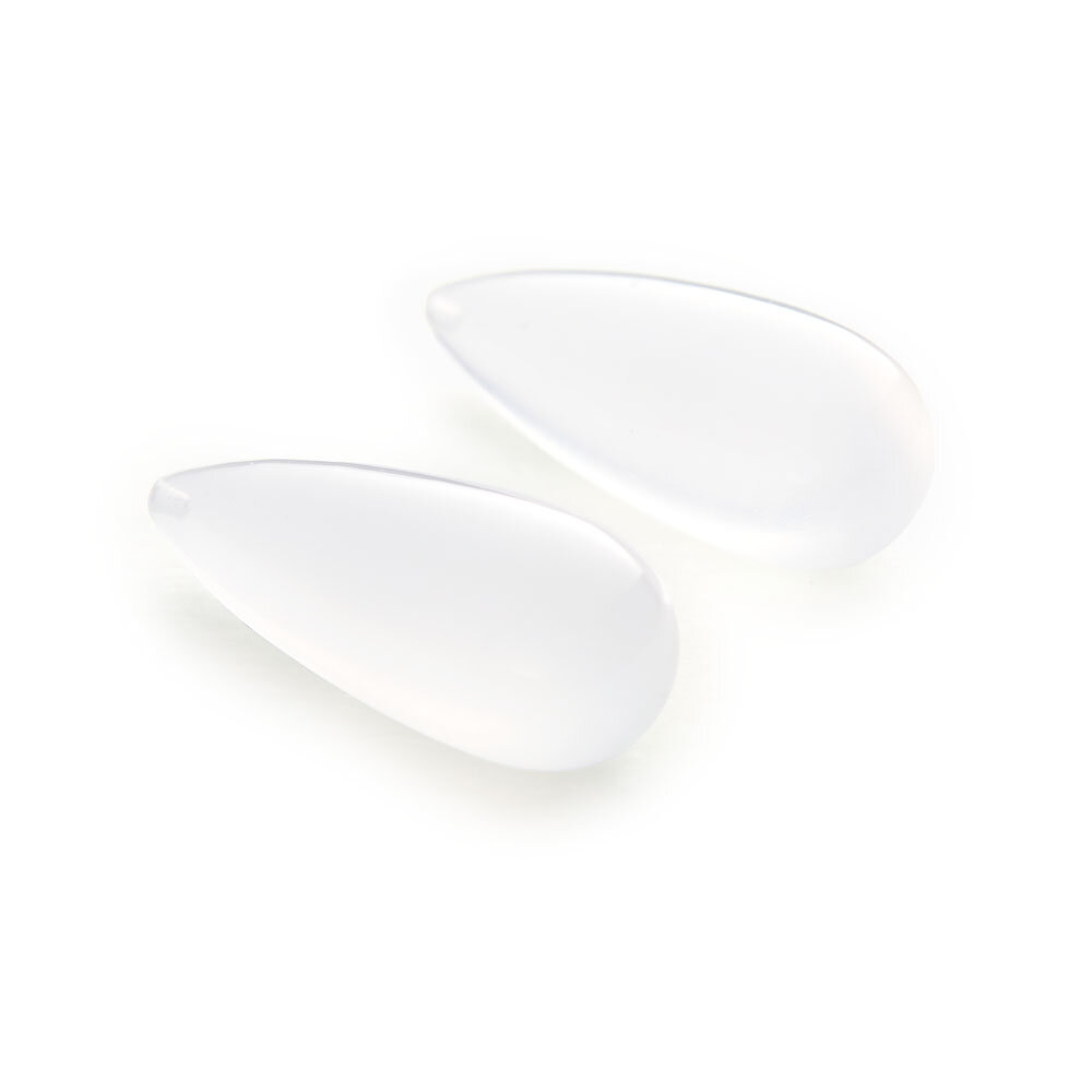 Quartz, drop-shaped 