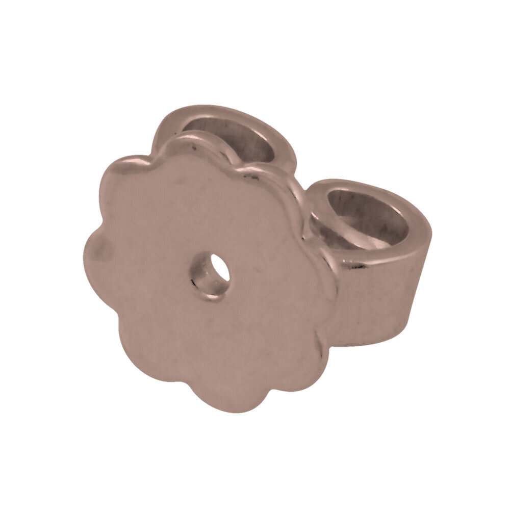 Heavy ear nut with plate 750/- red 