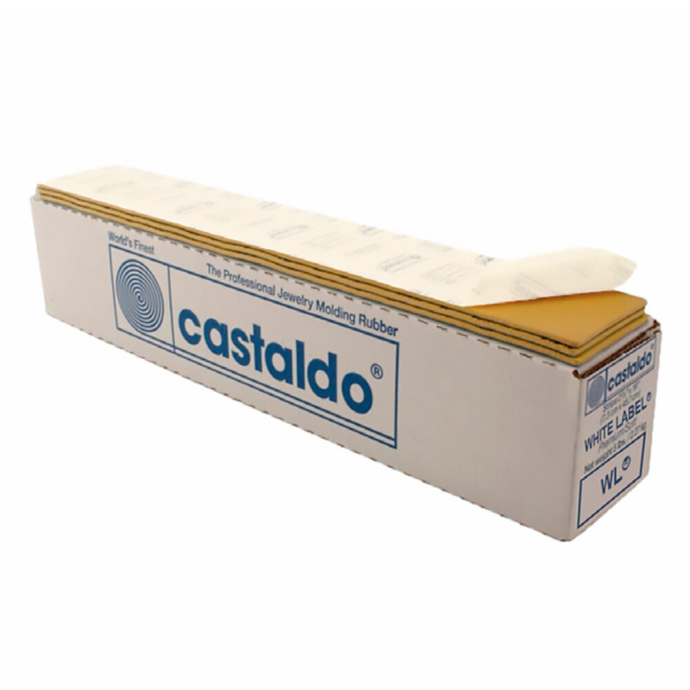 White Lable natural molding rubber, strips, Castaldo 