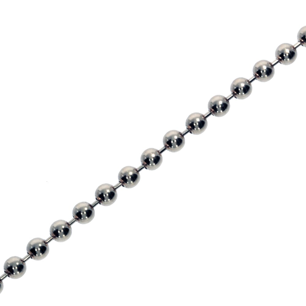 Ball plain 750/- white gold 